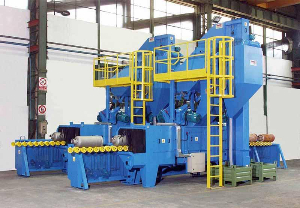 四川成都鋼瓶外壁拋丸機(jī)